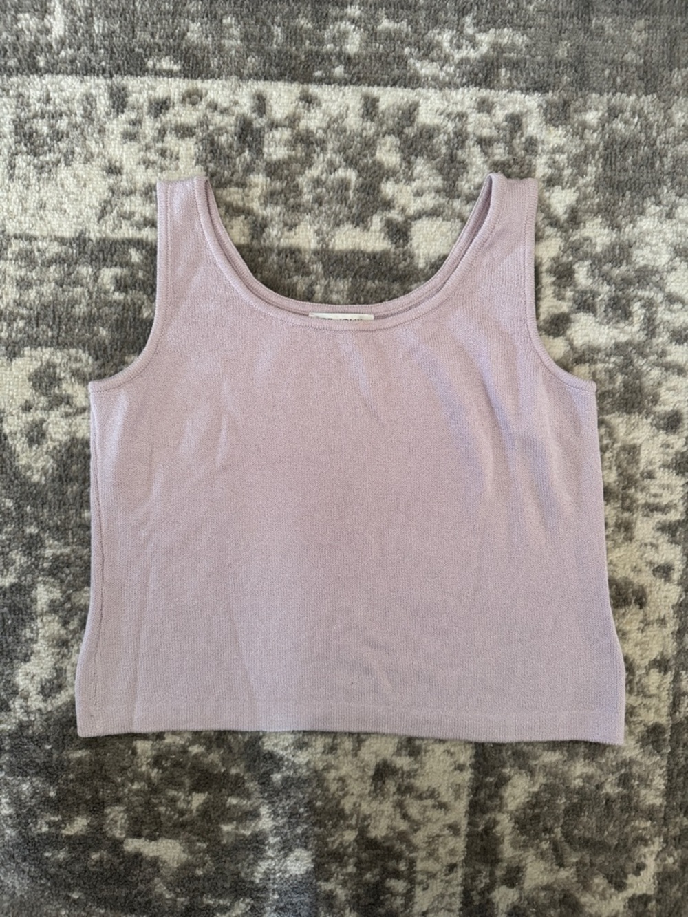 St. John Lavender Knit Tank Top Small